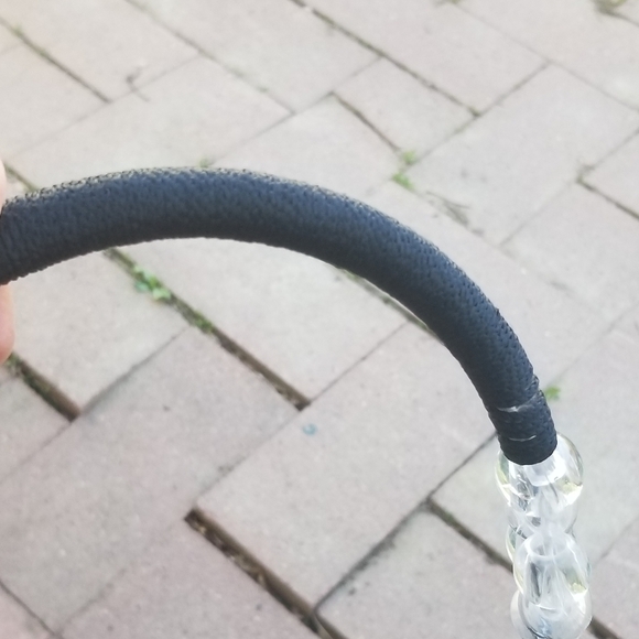 Sondra Roberts Squared SR2 black patent layered disc shoulder bag - Picture 4 of 5